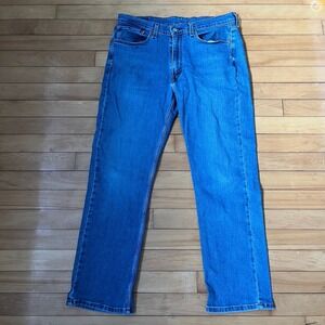 Levis 514 Straight Fit Mens Blue Jeans Medium Wash W34 L30 00514-1351